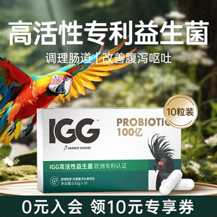 洪屿IGG鹦鹉益生菌鹦鹉电解质有机水溶钙玄风小太和尚牡丹鸟专用