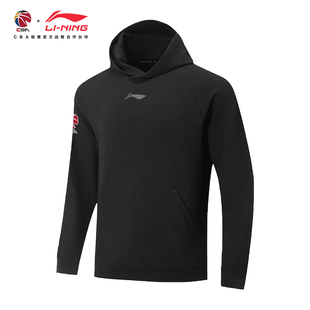 连帽套头休闲宽松透气长袖 正品 运动服女 冬季 李宁CBA卫衣2025新款