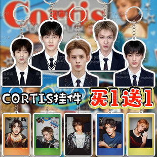 cortis专辑小卡周边马丁挂件钥匙扣严成玹证件照明星周边应援礼物