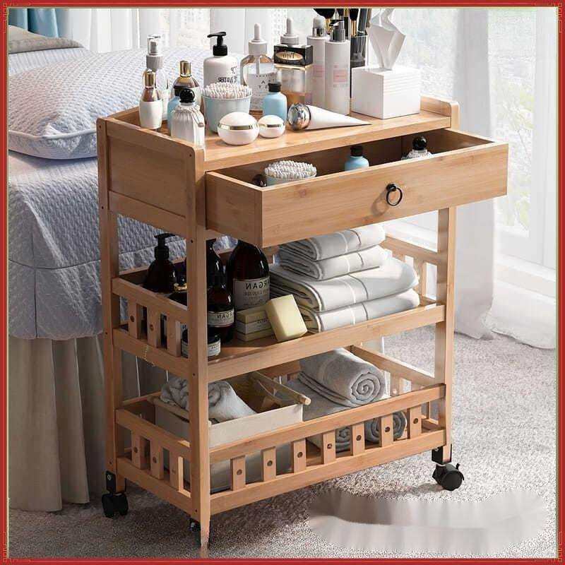 推车美发院理发店小推车足浴店养生馆实木工具车柜子竹,3C数码配件,USB灯,淘宝优惠券,粉丝福利购,淘宝优惠卷