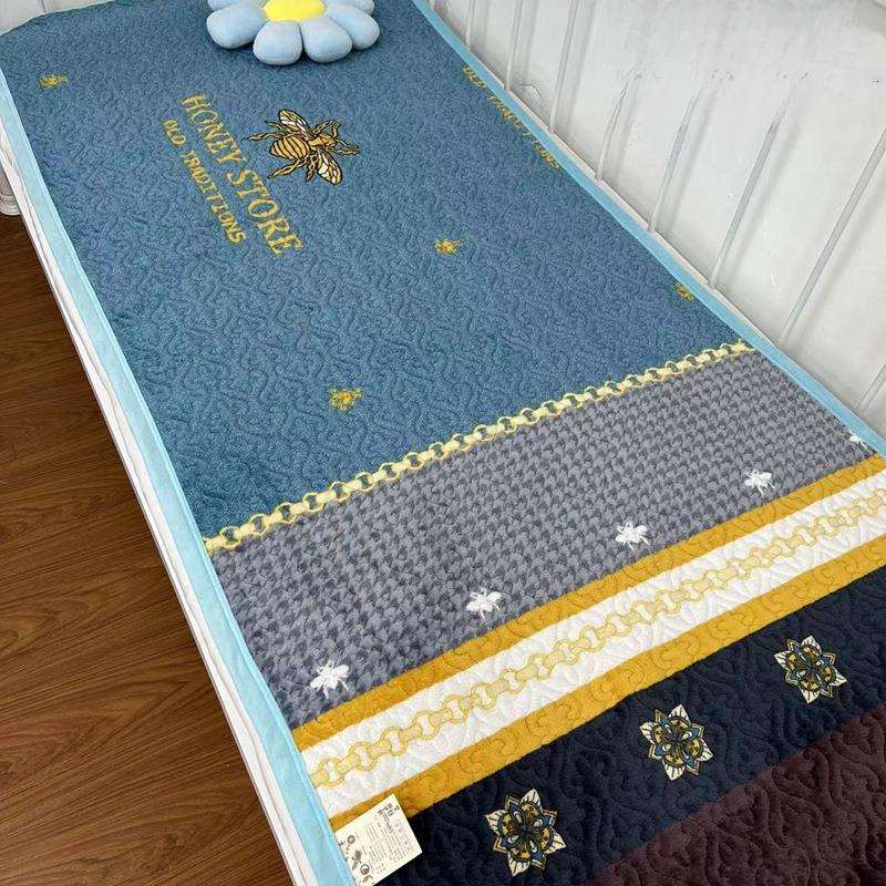 学生宿舍床盖单人床加厚床单加绒寝室上下铺绒面被单防跑