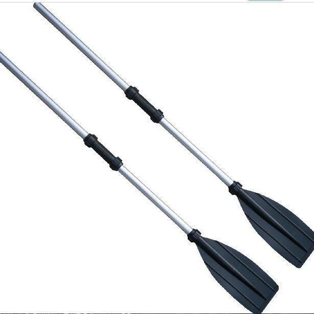 铝合金加厚带孔万向橡皮艇冲锋舟皮划艇船桨划桨手摇一对合格证