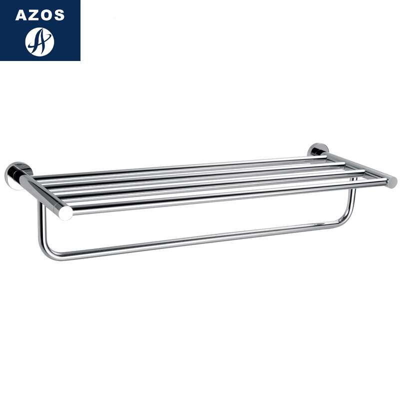 跨境厂家  AZOS简洁系列 浴巾架毛巾杆 全铜浴巾架 五金浴室挂件