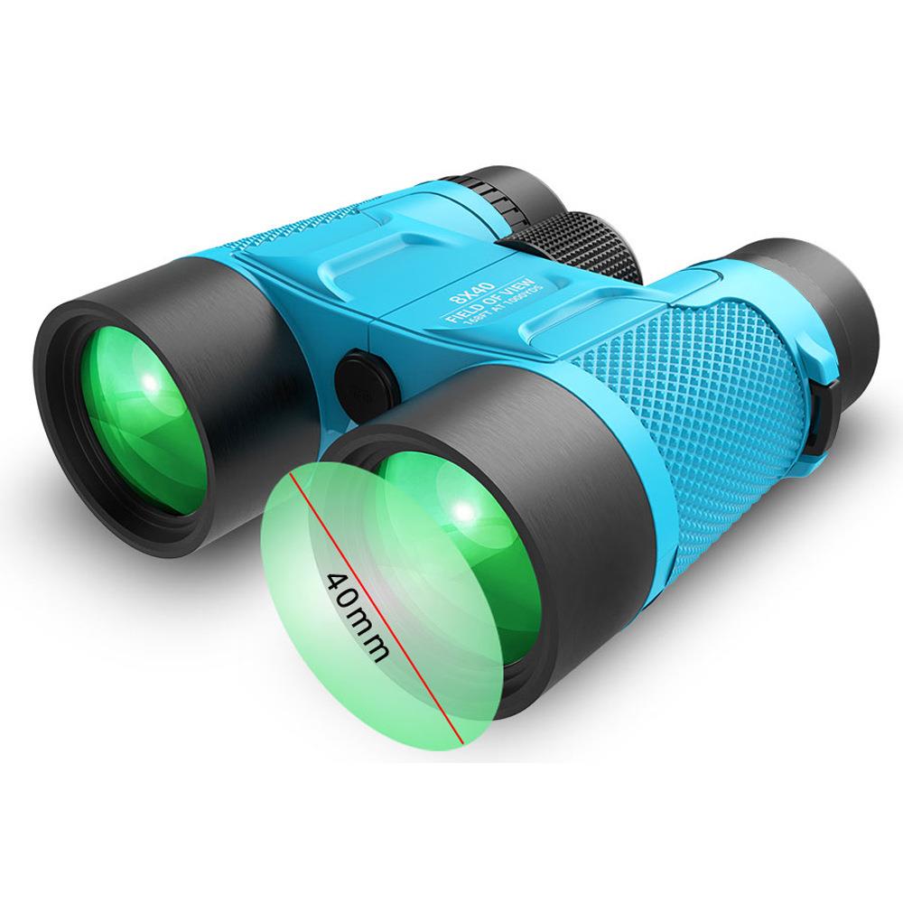 跨境儿童双筒望远镜8×40高倍高清护眼学生户外不伤眼望远镜