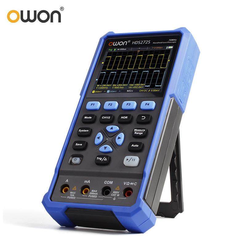 利利普手持式数字示波器+万用表+信号发生器三合一HDS242HDS272S
