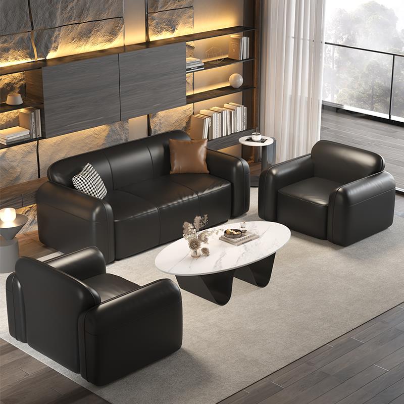 办公室沙发简约现代风休息区商务会客接待酒店直排简易客厅小户型