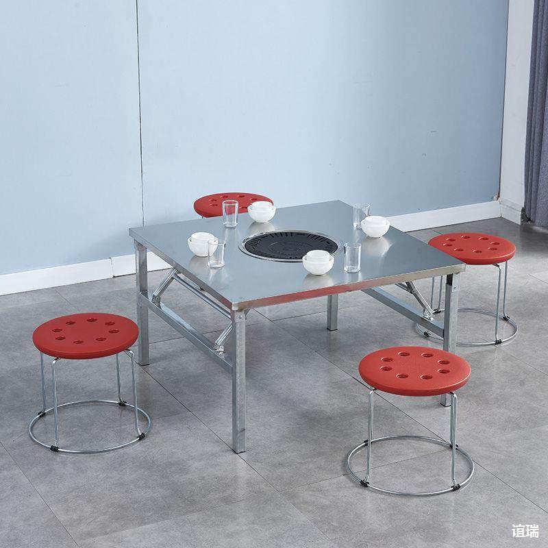 摆摊烙锅自助烧烤桌商用家用折叠式不锈钢摆地摊烤肉桌一体火锅桌,3C数码配件,USB灯,淘宝优惠券,粉丝福利购,淘宝优惠卷