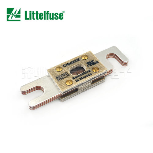 0CNN500E.V 力特快熔断汽车保险丝 500A 80VDC 螺纹安装 CNN50`10