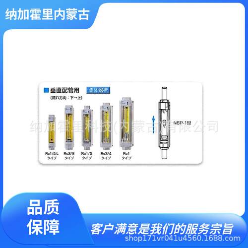 FLOWCELL小流量用面积流量计吹扫表RC1/4-StRC1/4-LtRC3/8