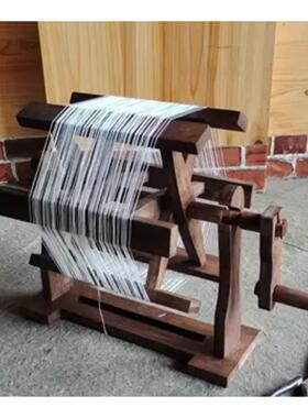 老式纺线车民俗怀旧收藏老物件摆件农村农具织布机道具手摇纺棉车