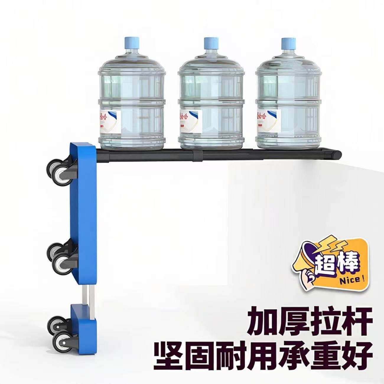 伸缩小推车拉货搬运手推车家用折叠平板车可携式小拉车拉杆推货推