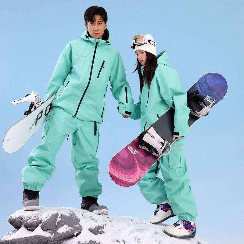 XXXsnow加棉单板滑雪服套装男女双板雪服3L防水压胶滑雪外套情侣