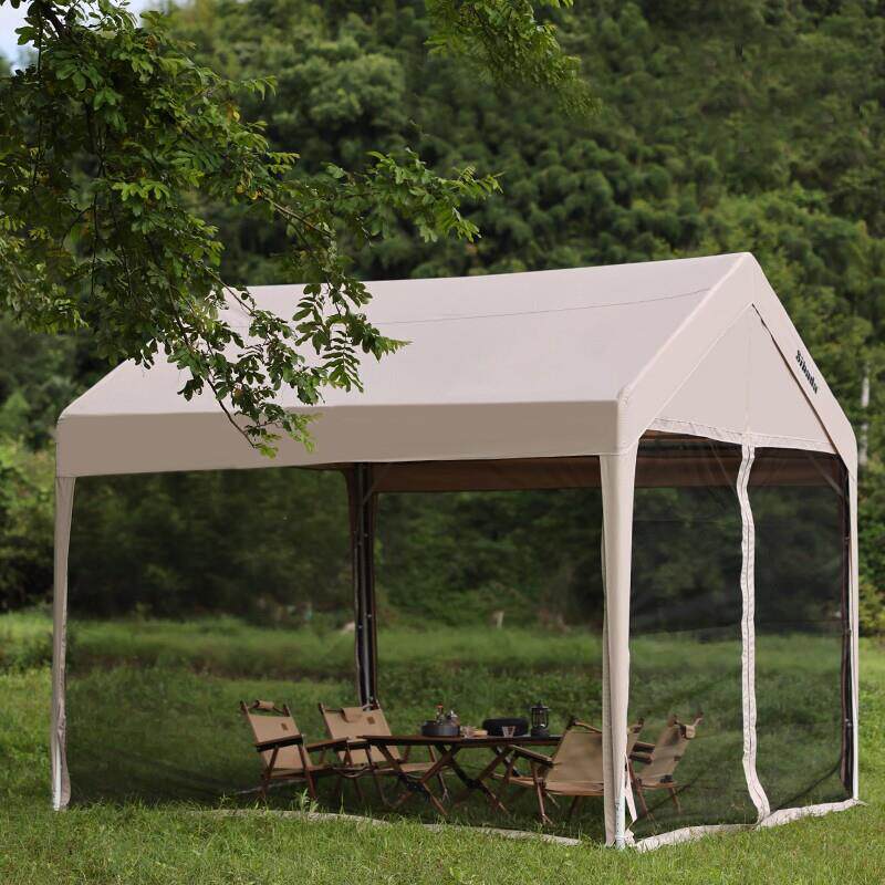 网红集市户外露营帐篷遮阳棚摆摊专用四脚伞雨棚布防雨用遮雨棚子