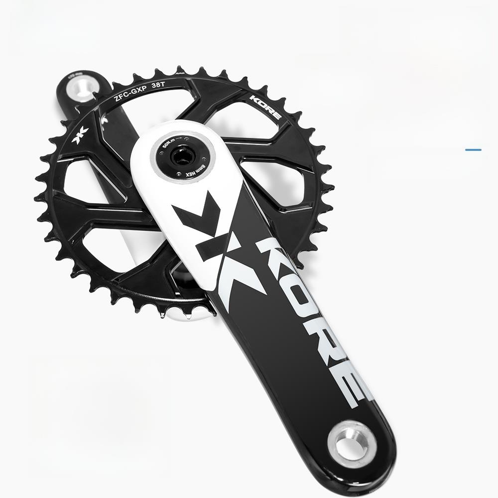 KORE山地自行车曲柄碳纤维轻量化DUB直装 三钉单盘AM/DH/XC改装件