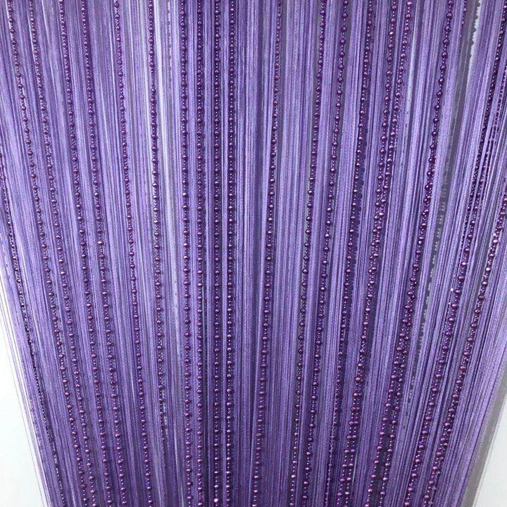 多巴胺小门帘地球珠线帘门帘韩式隔断帘玄关流苏客厅装饰墙帘卧室