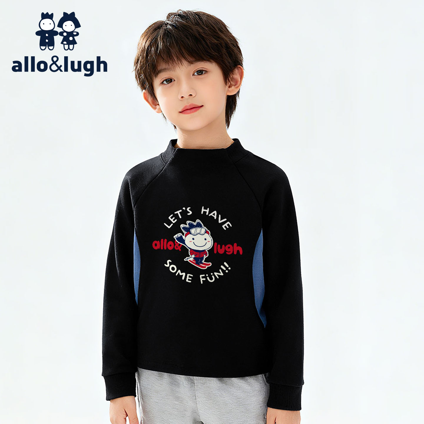 阿路和如儿童卫衣2025春秋季套头衫春秋小童秋款童装秋装上衣外套