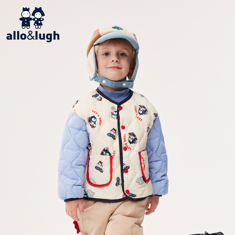 阿路和如保暖90%羽绒服