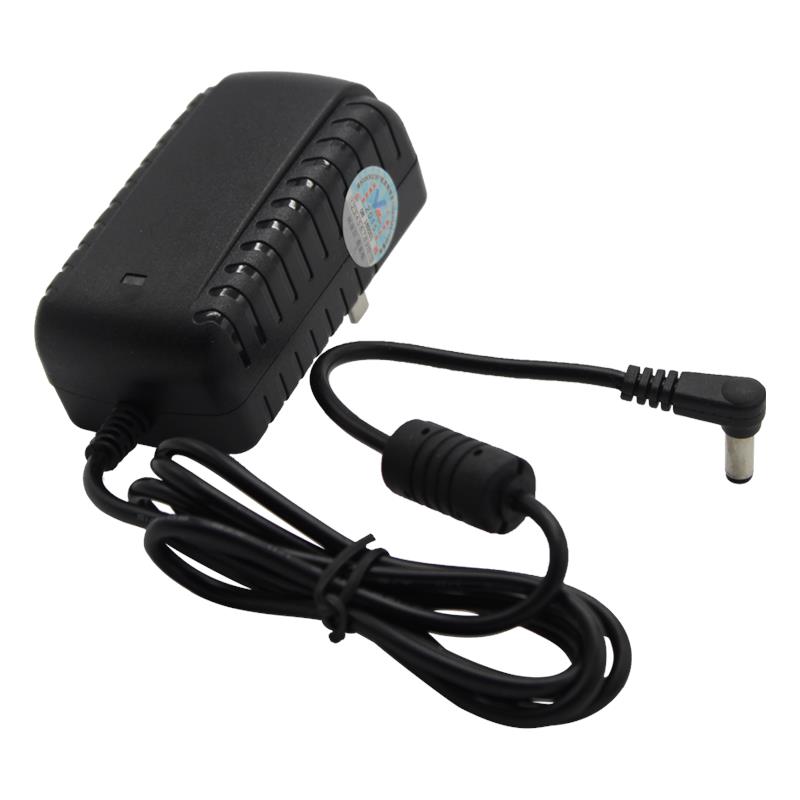 粤威9V通用NLB100090W1C2电源适配器稳压电源线充电器90度弯头带