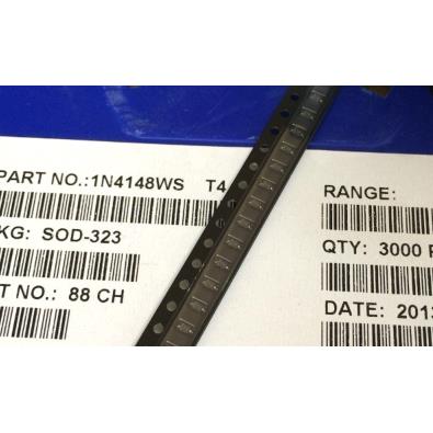 贴片开关二极管1N4148WS IN4148WS T4 SOD323 0805体积