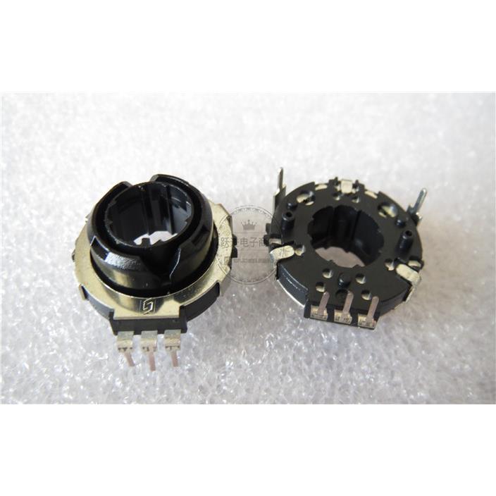 升威EC25中空编码器 20位10脉冲电位器 汽车调节音量旋转编码开关