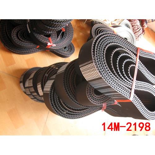橡胶同步带 HTD14M-2198/157齿 工业皮带齿型带 圆弧齿同步传送带