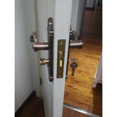 室内门锁家用通用型卧室房门锁欧式静音门把手柄老式换锁木门锁具