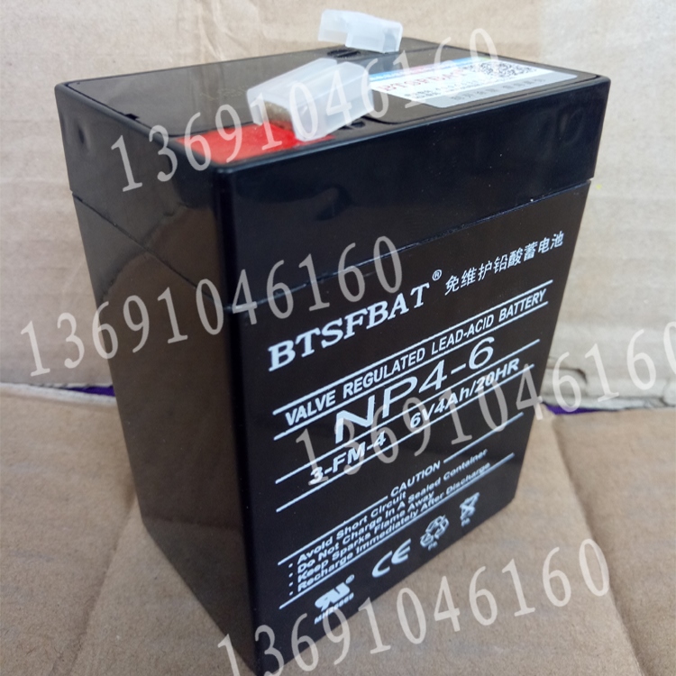 通用YOULEE宝儿童电动汽车电瓶童车蓄电池3-FM-4.5(6V4.5AH/20HR)