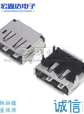 DP20针 贴片 Display port母座 接口 HDMI 20P高清母座 四脚插