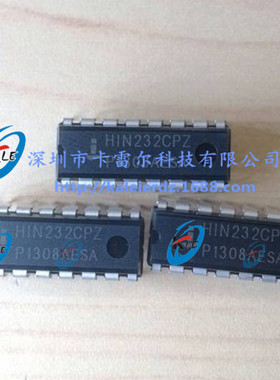 HIN232CPZ HIN232 INTERSIL 驱动芯片 DIP16脚 全新原装正品