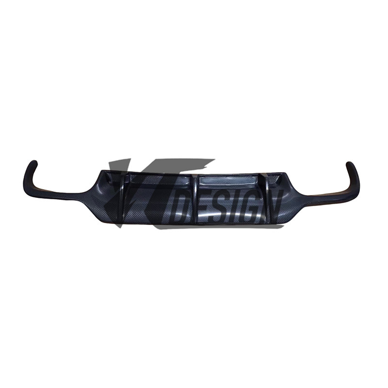 适用于奔驰SL R230碳纤维改装件 SL63 后唇后导流板装饰 AMG款