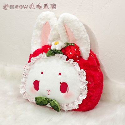 咪呜星球大脸包双肩大容量