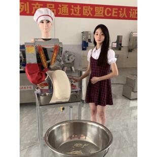 新型单刀全自动双刀切面机器人商用全围桌台式小型切面机成型机