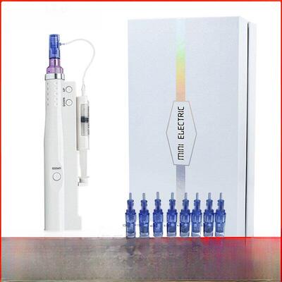 溶斑电动微针仪出水针头纳米微晶生发中胚笔导入飞梭圆晶36针MTS