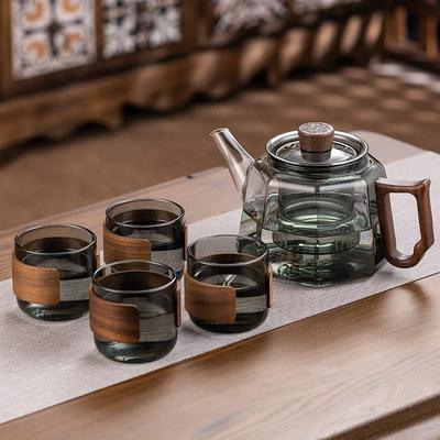 新款加厚防爆煮茶壶500ML小型电陶炉煮茶器烧水泡茶专用茶具套装