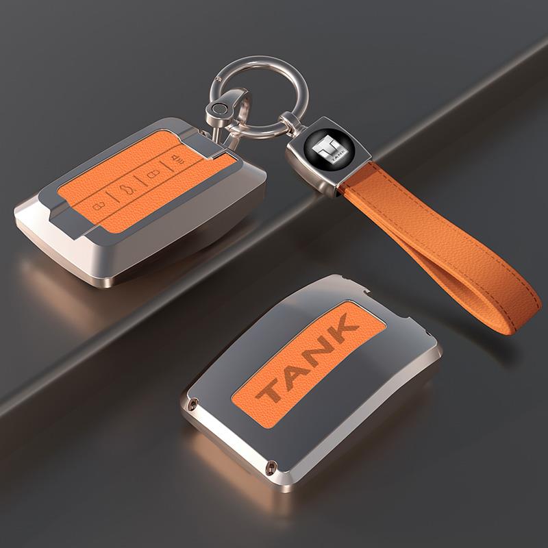 坦克300钥匙套500汽车400hi4t包700扣赛博tank高档金属壳汽车用品