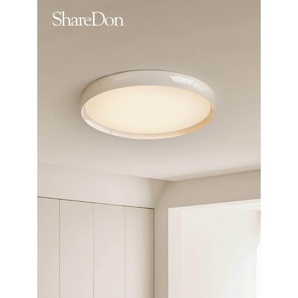 卧室灯房间护眼吸顶灯创意设计师高级主卧室智能圆