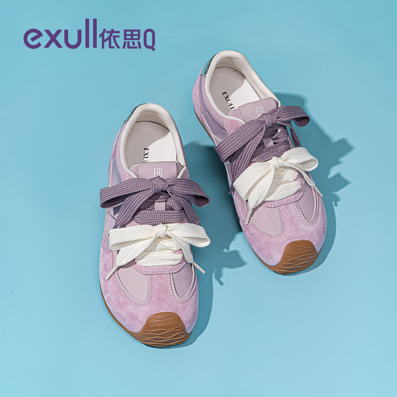 依思q德训鞋女2026秋季新款芭蕾风平底透气阿甘鞋轻便休闲运动鞋,女鞋,德训鞋,淘宝优惠券,粉丝福利购,淘宝优惠卷