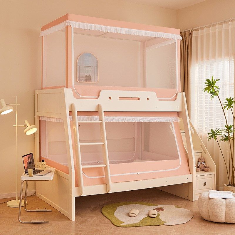 子母床蚊帐上下铺j专用儿童高低床一体上铺1.2米双层床1.5下铺梯,床上用品,蚊帐,淘宝优惠券,粉丝福利购,淘宝优惠卷