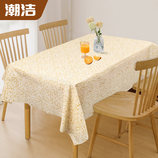 一次性桌布长方形轻奢高级感加厚石头布圆桌饭店餐厅台布酒店商用