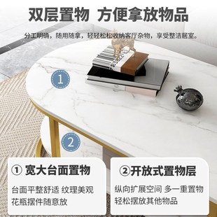 简约现代轻奢小户型桌子阳台简易出租屋茶 茶几客厅家用2h024新款