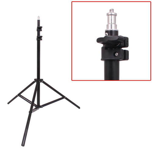 摄影棚闪光灯架 红头灯 钨丝灯 影视支撑灯架三脚架190灯架1.9