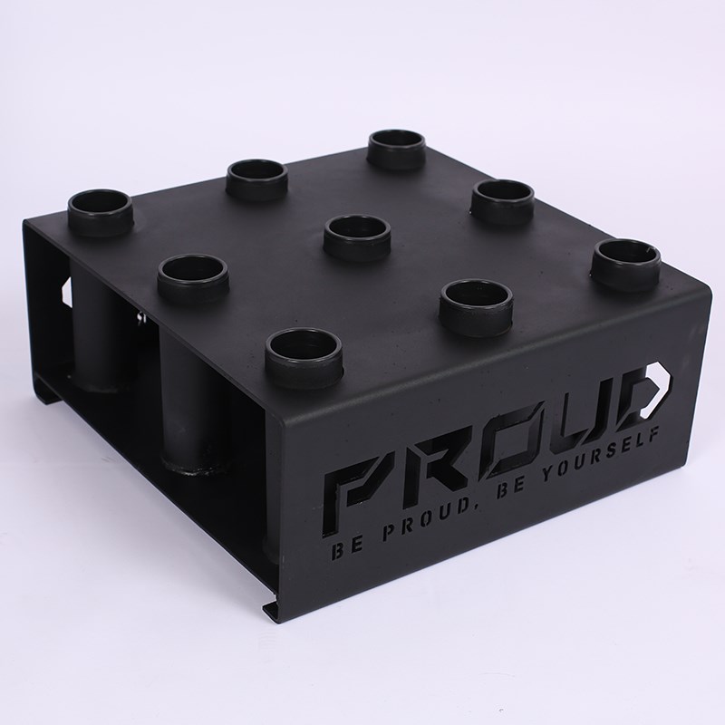 PROUD九孔杠铃杆储存架 健身房家用奥杆储存架