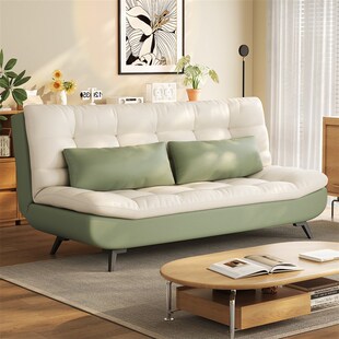 可折叠小户型双人三人沙发可躺可睡客厅单人床一体两X用懒人1米2