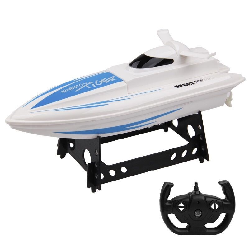遥控船可下水充电高速快艇儿童男孩无线电动水上游艇玩具轮船模型