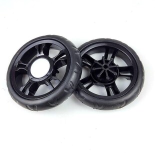 伞车配件轻便宝宝推车轮子轱辘单轮减震轮刹O车轮婴儿手推车轮子