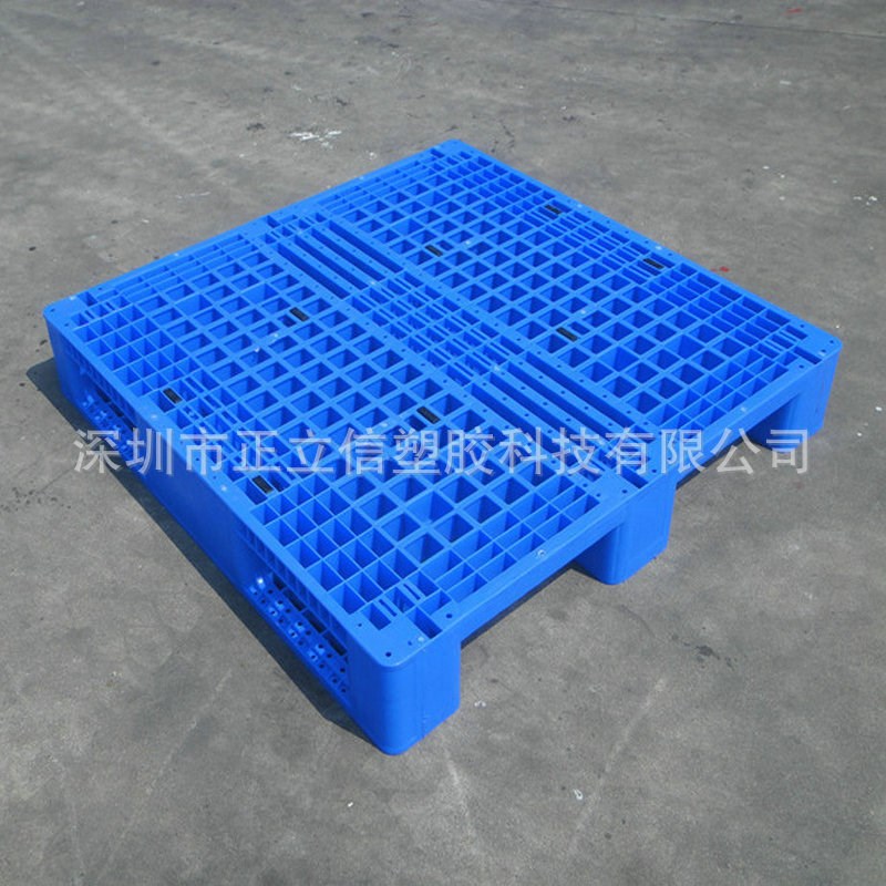 1111网格川字塑料托盘库储卡板物流货架托盘防潮板塑料卡板