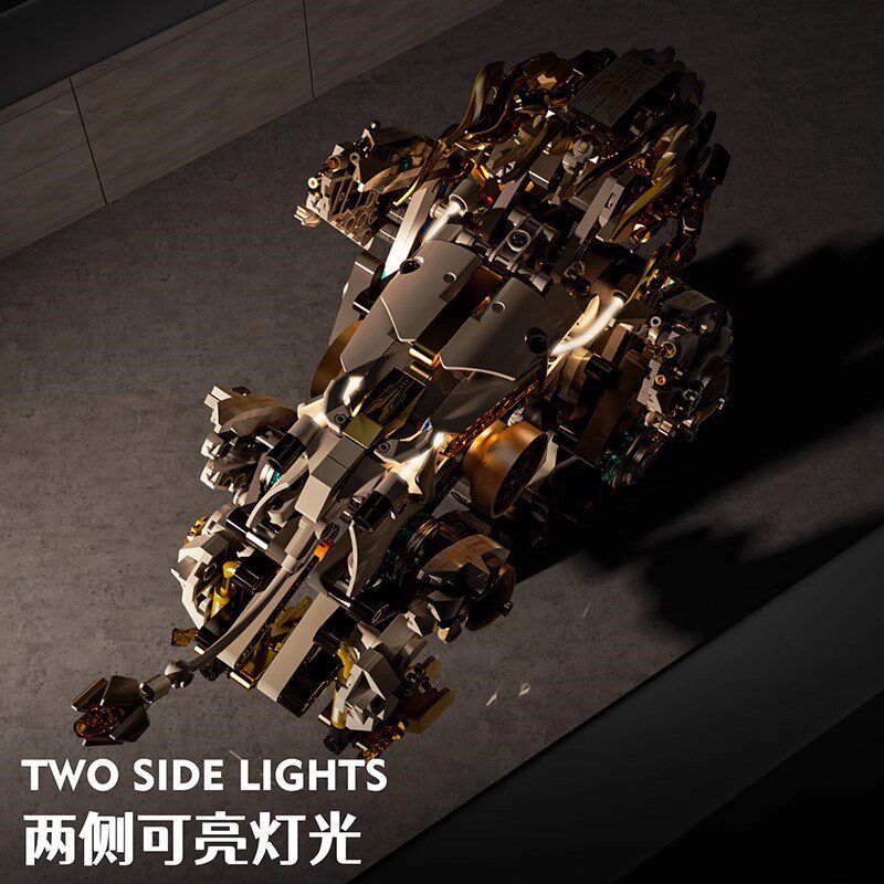 电动高难度机械雄狮积木2025新款益智拼装模型摆件DIY送男生礼物