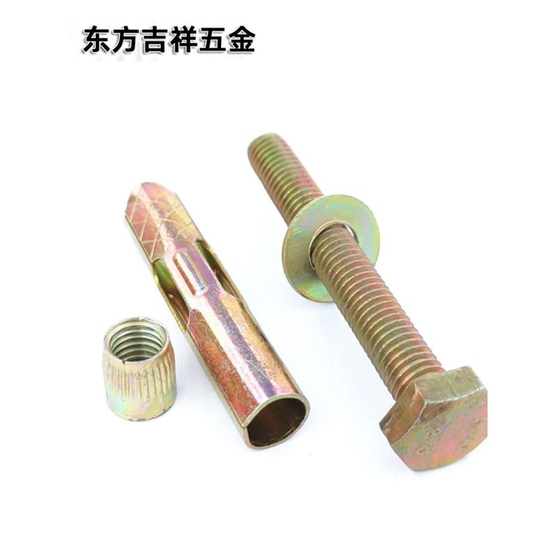 M膨胀膨胀螺栓内M610M爆内置六角內迫内膨胀螺丝M8外六角内新