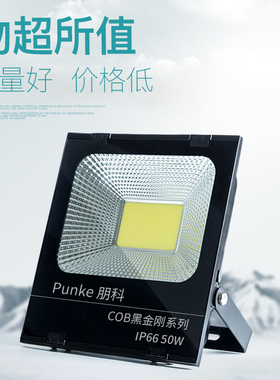 30瓦50W投光灯led户外地灯绿色黄光照树灯景观灯室外庭院防水射灯