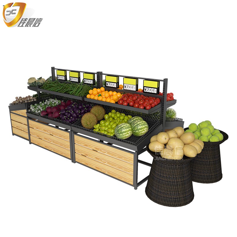 佳晨信水果货架展示架水果店货架蔬菜生鲜超市货架商用多层园百果